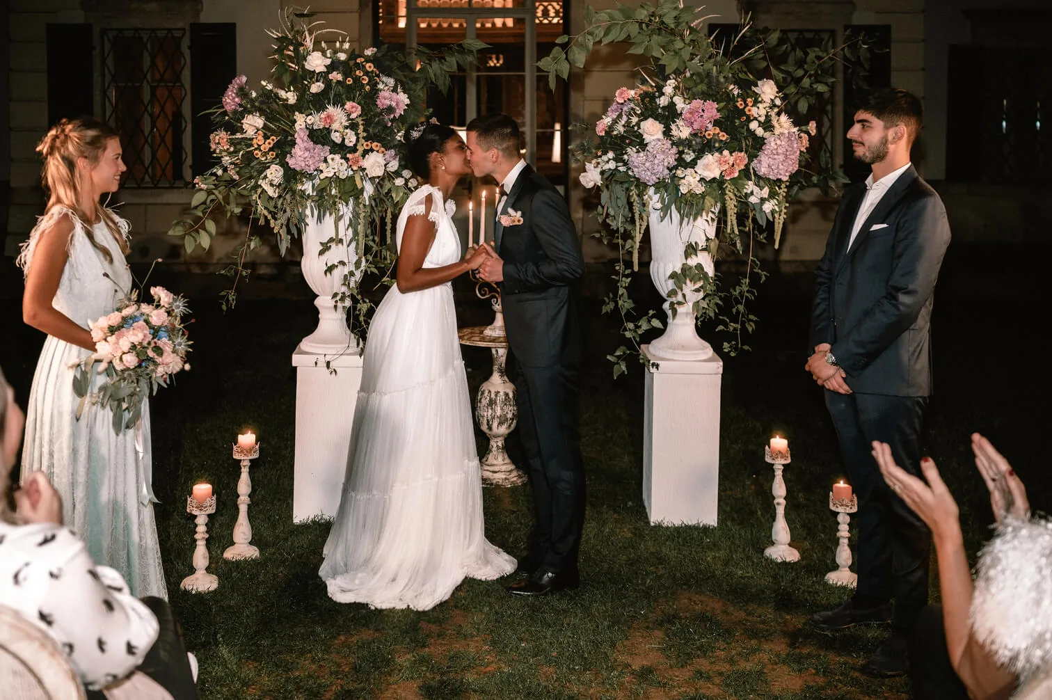 Hochzeitspaar Villa Mosconi Bertani